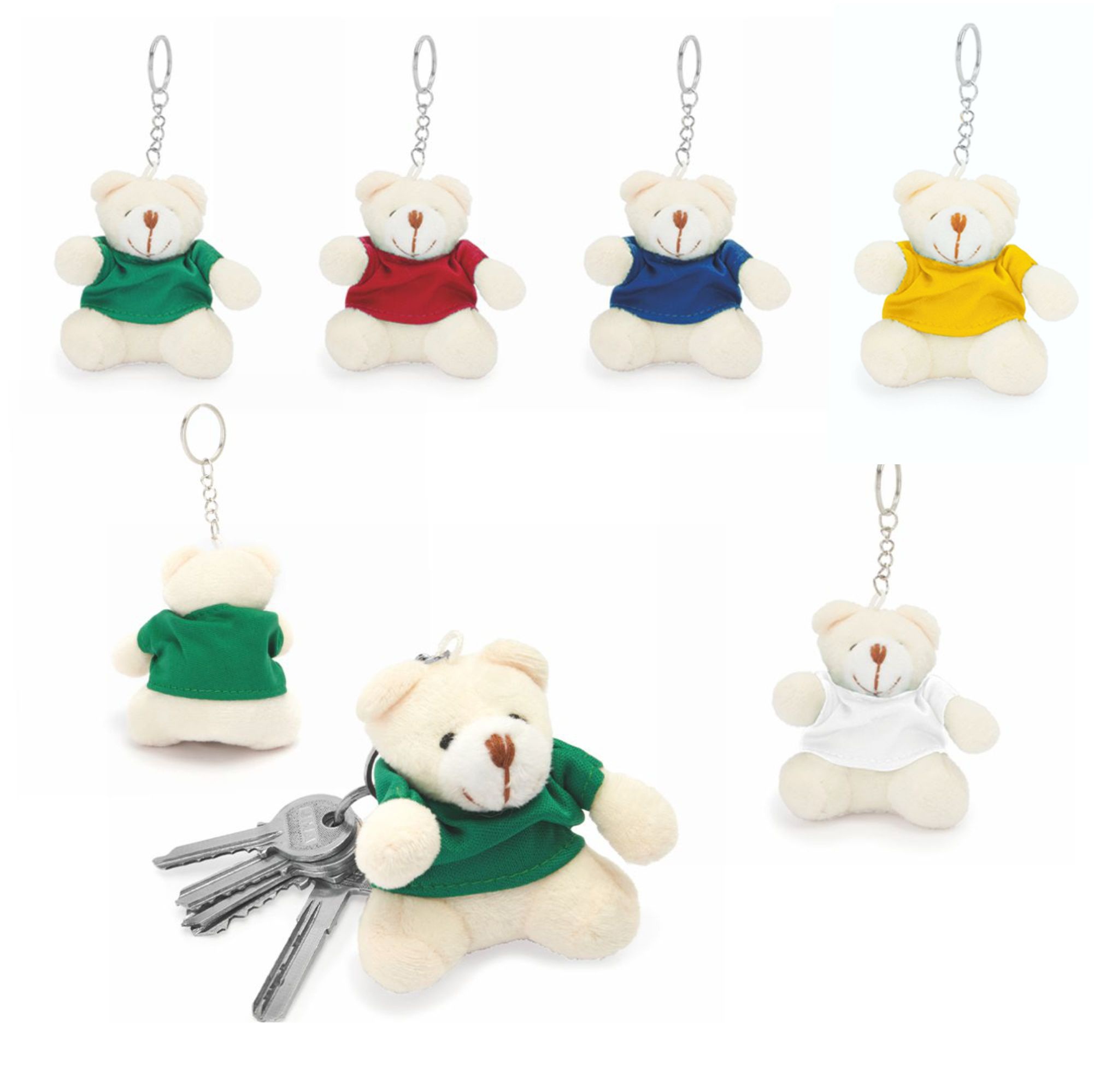 Portachiavi Orsetto Teddy art. 3630 - CONF. 100 PEZZI