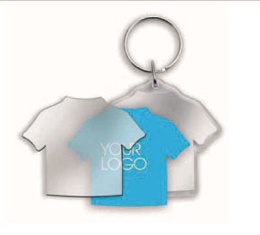 PORTACHIAVI T-SHIRT IN PLASTICA art. 601019 - CONF. 100 PEZZI