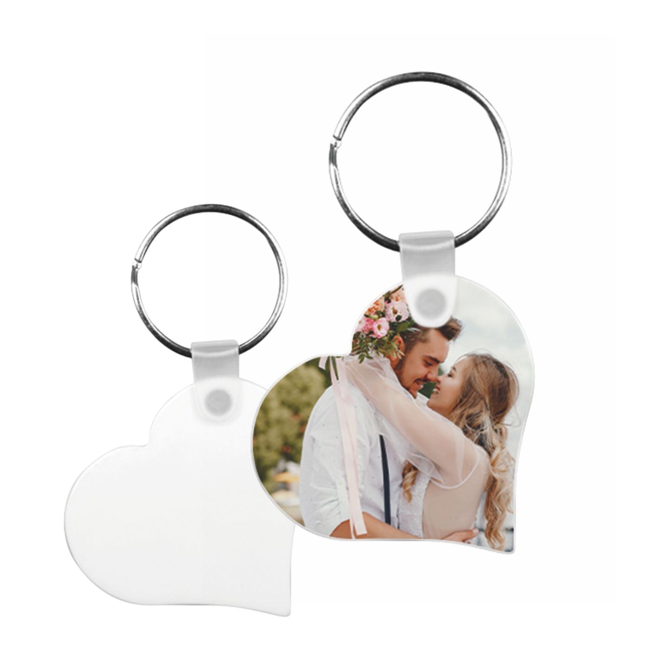 Portachiavi cuore art. 0798 - CONF. 100 PEZZI