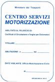 Logo Adesivo Centro Servizi Motorizzazione (ciclomotori)