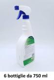 Detergente alcoolico per superfici ALCOSAN DRY 750 ml - Conf. 6 Pezzi