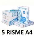 Risma Carta A4 80 gr. bianca - FABRIANO COPY2 Scatola 5 Risme