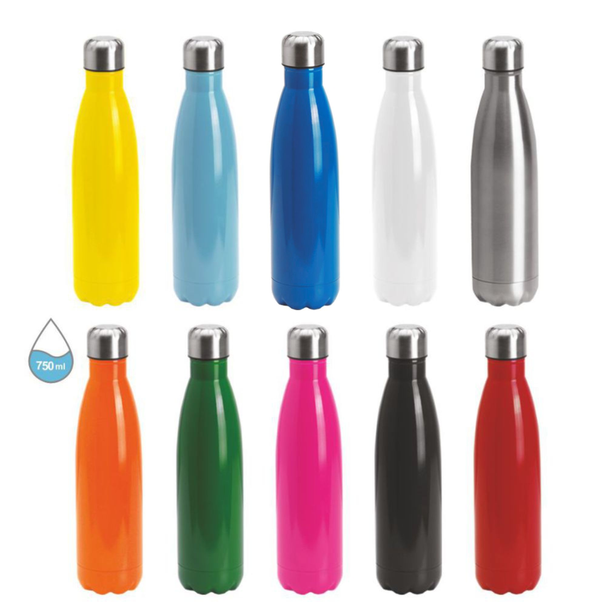 Borraccia Termica In Acciaio Inox Darya 750ml art. 8201 - CONF. 30 PEZZI